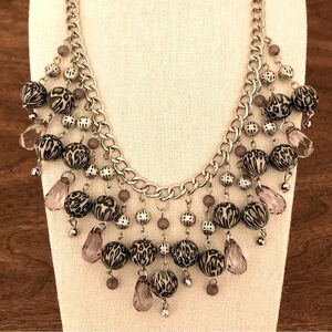 Ethel & Myrtle | Leopard Beaded Necklace | 19.5” Adjustable
